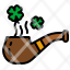pipe-cultures-tobacco-smoking-clover-icon