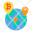 placeholder-bitcoin-cryptocurrency-map-globe-icon