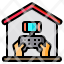 play-game-home-house-hands-icon