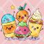 playful-cartoon-set-of-adorable-food-characters-wi-icon