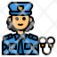 police-avatar-occupation-woman-job-icon