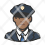 police-black-male-coronavirus-icon