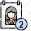 politics-filloutline-poster-woman-voting-number-icon