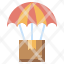 postal-service-flaticon-parachute-package-supply-box-delivery-icon
