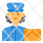 postman-avatar-occupation-woman-mail-icon