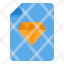 premium-diamond-file-document-sheet-icon