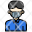 profession-avatar-man-with-mask-filloutline-librarian-male-book-medical-coronavirus-icon