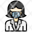 profession-avatar-woman-with-mask-filloutline-scientist-job-doctor-medical-coronavirus-icon