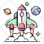 projectile-spaceship-rocket-spacecraft-missile-icon