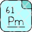 promethium-periodic-table-chemistry-atom-atomic-chromium-element-icon