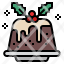 pudding-cake-christmas-dessert-sweet-icon