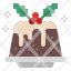 pudding-cake-christmas-dessert-sweet-icon