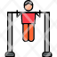pull-up-bar-exercising-body-weight-icon