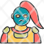 punk-avatar-emo-woman-icon