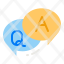 question-answers-q-a-doubt-speech-icon