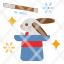 rabbit-magic-hat-trick-animal-icon
