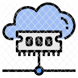 ram icon, memory icon, storage icon, cloud icon, infrastructure icon ...