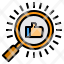 rating-thumb-up-magnifying-glass-search-social-media-icon