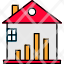 real-estate-stats-house-graph-finance-bars-icon
