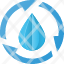 recyclewater-clean-drop-icon