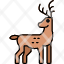 reindeer-animal-winter-wildlife-mammal-icon