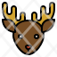 reindeer-christmas-animal-santa-icon