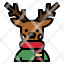 reindeer-deer-winter-animal-christmas-icon