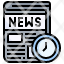 reminder-and-to-do-filloutline-newspaper-communications-time-reading-clock-icon