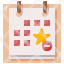 remove-calendar-time-date-event-schedule-minus-star-icon