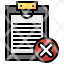 remove-rejected-clipboard-file-document-icon