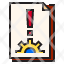 report-gear-error-web-icon