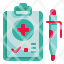 results-paper-clipboard-clinic-history-medical-cross-healthcare-sign-tool-icon