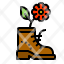 reuse-recycle-recycling-boots-flower-icon