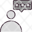 review-discuss-eye-like-rating-star-view-icon