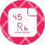 rhodium-periodic-table-chemistry-atom-atomic-chromium-element-icon
