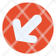 right-down-arrow-sign-indication-signal-icon