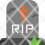 rip-graveyard-tombstone-cross-funeral-halloween-icon