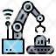 robot-factory-industry-connect-network-icon