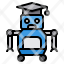 robot-graduate-icon