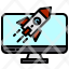 rocket-launch-computer-icon