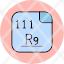 roentgenium-periodic-table-atom-atomic-element-metal-icon