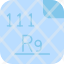 roentgeniumperiodic-table-atom-atomic-element-metal-icon