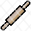 rolling-pin-dough-flatten-cooking-cookware-icon