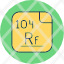 rutherfordium-periodic-table-atom-atomic-chemistry-element-icon