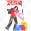 saleoffer-flags-discount-announcer-shopping-bag-icon