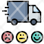 satisfaction-logistic-transportation-service-vote-survey-form-icon