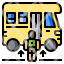 school-bus-student-go-road-icon