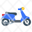 scooter-motorcycle-transportation-vehicle-biker-icon