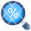 search-discount-search-sale-discount-analysis-find-discount-discount-exploration-icon