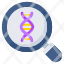 search-dna-dna-analysis-find-dna-deoxyribonucleic-acid-dna-exploration-icon